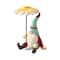 Nain de jardin miniature avec parasol en forme de fleur d’Ashland